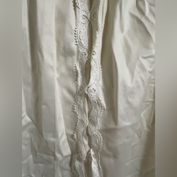 Vintage Vanity fair size medium lot of 4 slips long and short black cream lace - Picture 5 of 16